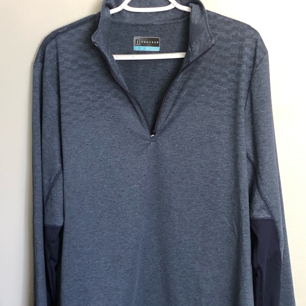 Men’s small PGA 3/4 zip long sleeve shirt. Never worn